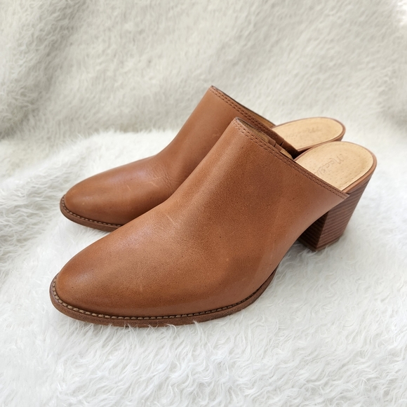 Madewell Shoes - Madewell Harper Mules in Tan Size 9